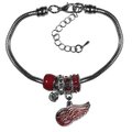 Siskiyousports Detroit Red Wings Bracelet - Euro Bead 5460365935